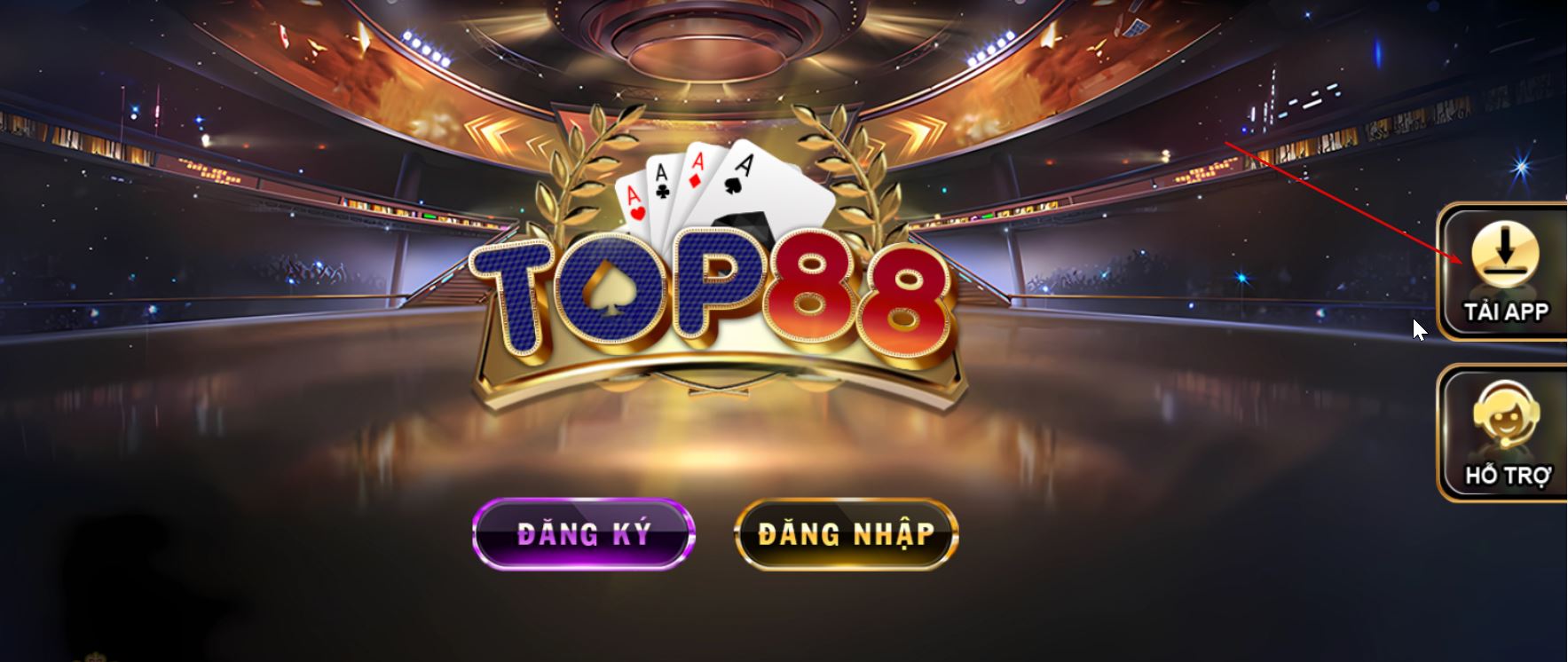 Đăng nhập top88 app