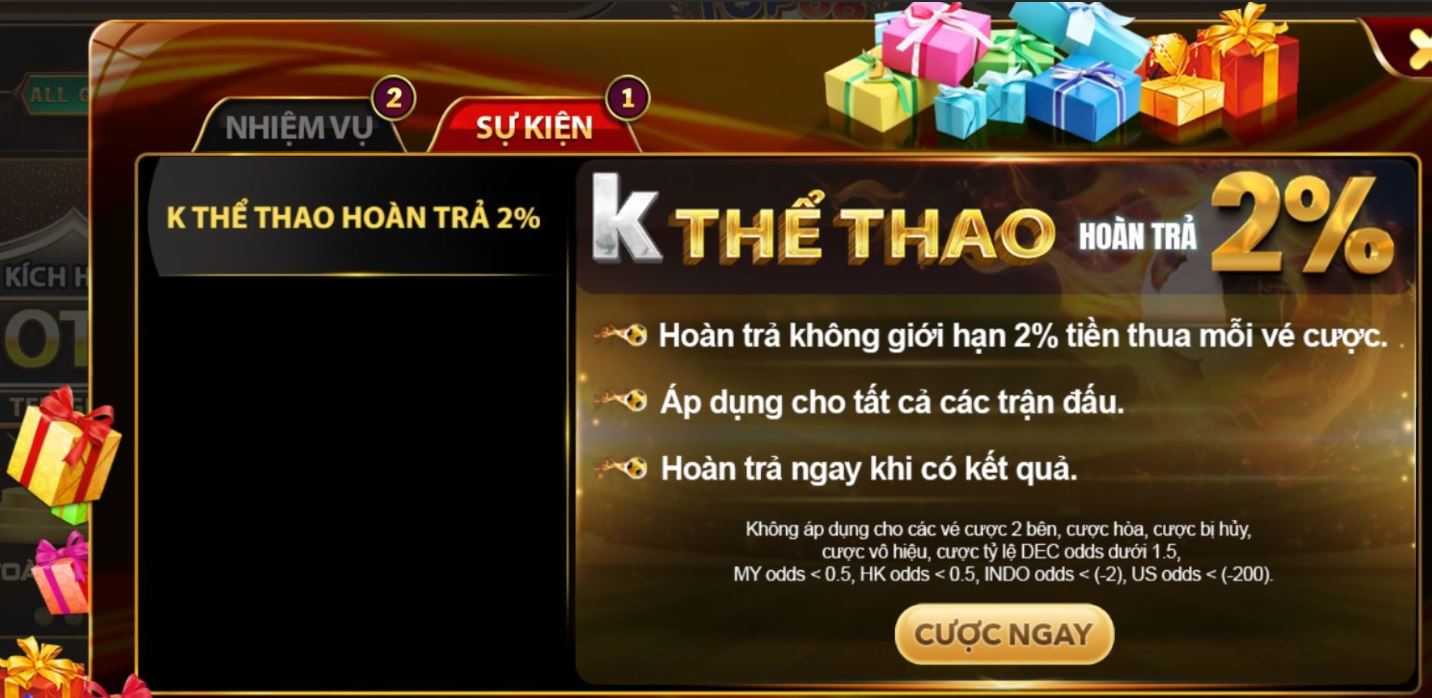 04 Chương Trình Khuyến Mãi Top88 Siêu Hot