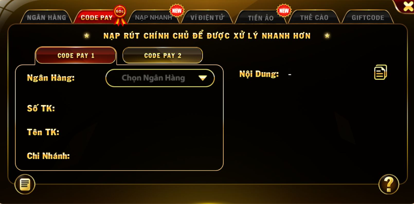 Cách Nạp Tiền Top88