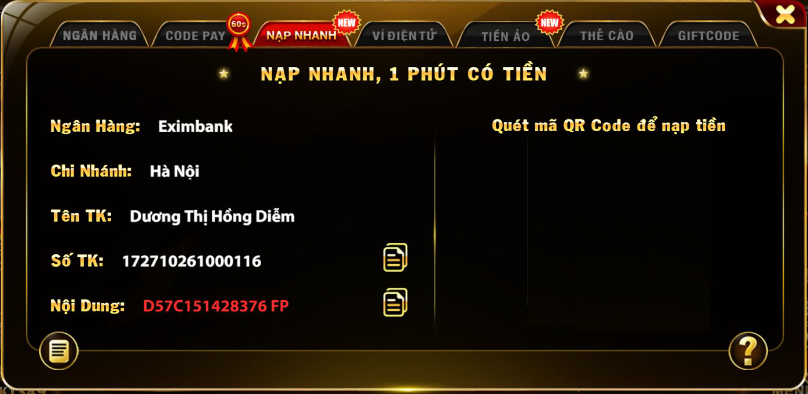 Cách Nạp Tiền Top88