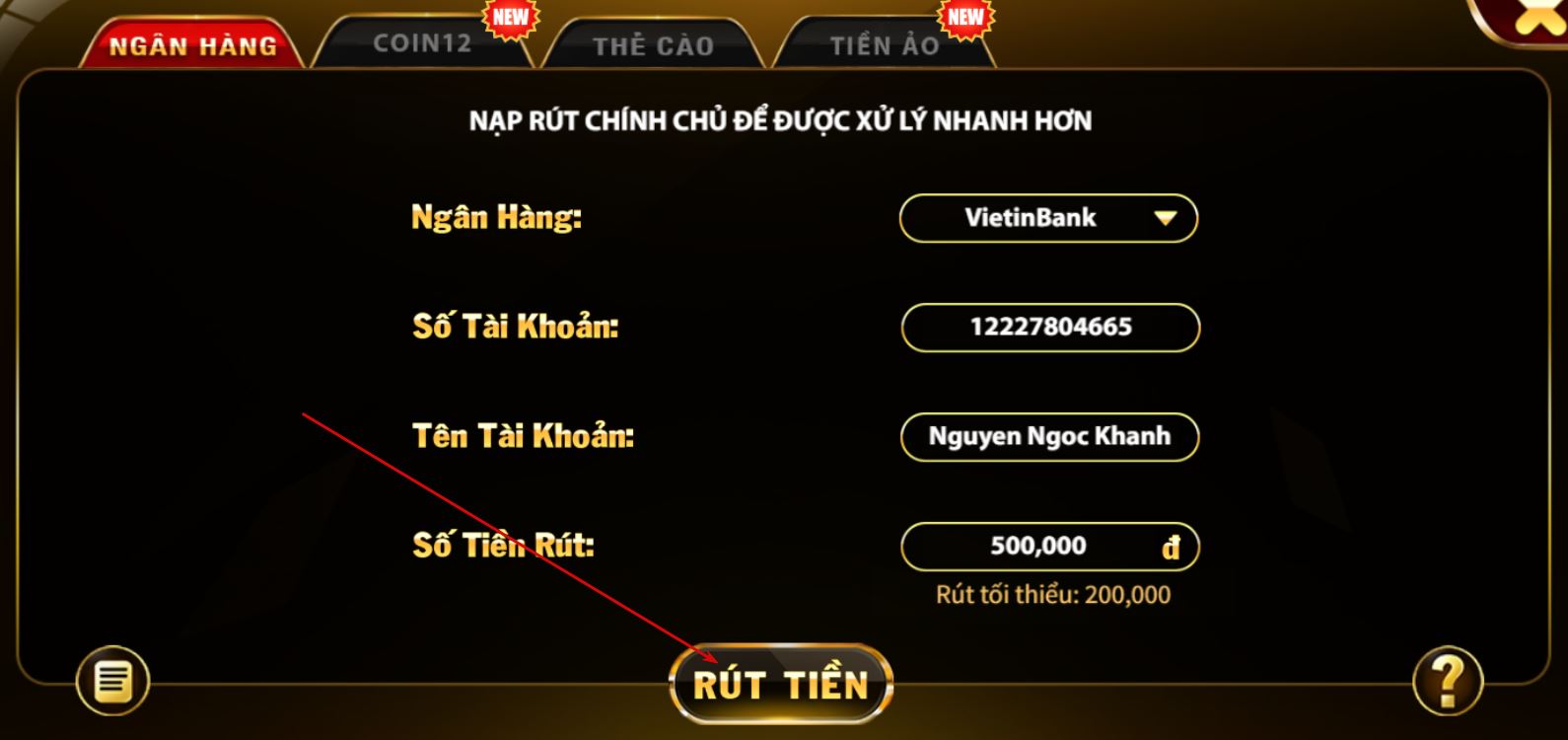 Rút tiền top88