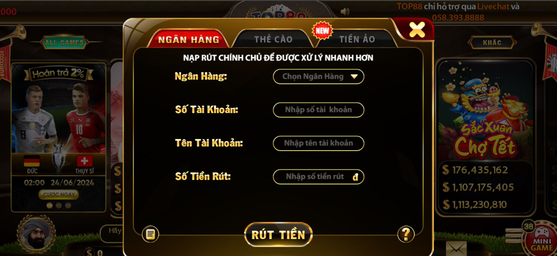 Top 03 Cách Rút Tiền Top88 Cực An Toàn Không Phải Ai Cũng Biết